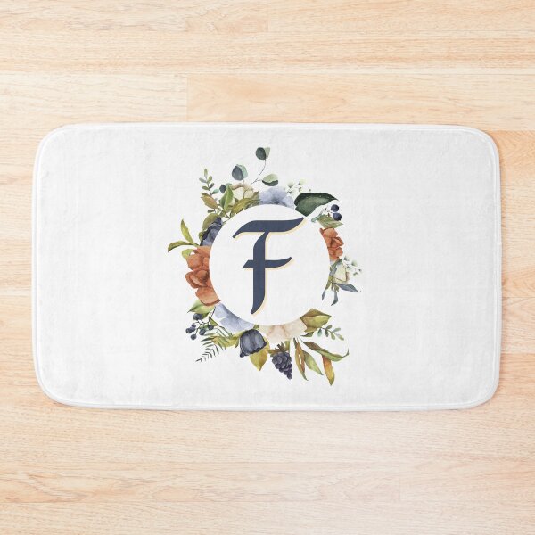 Item preview, Floral Initial Letter F designed and sold by TheFamilyVan.