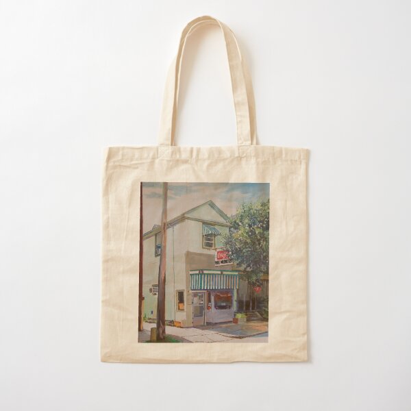the Raleigh Roast Grill oil painting Cotton Tote Bag