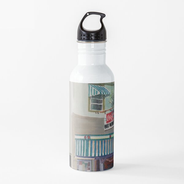 the Raleigh Roast Grill oil painting Water Bottle