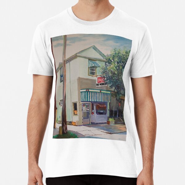 the Raleigh Roast Grill oil painting Premium T-Shirt