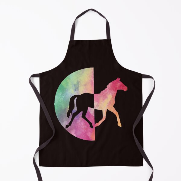 Item preview, Rainbow silhouette horse trotting designed and sold by JAZTshirt.
