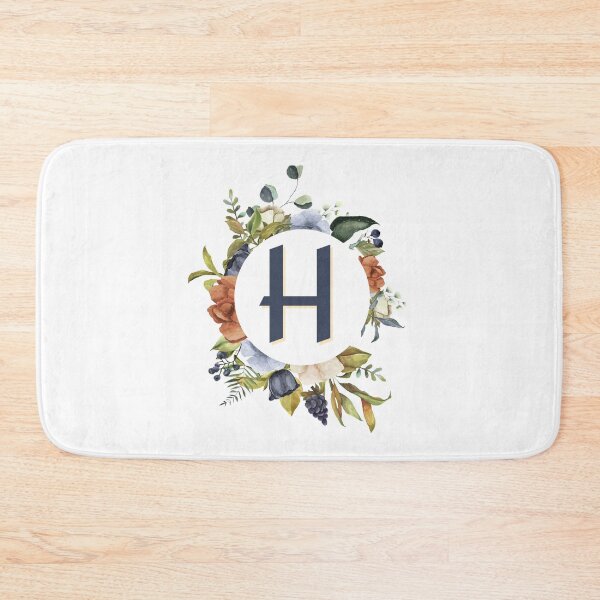 Item preview, Floral Initial Letter H designed and sold by TheFamilyVan.