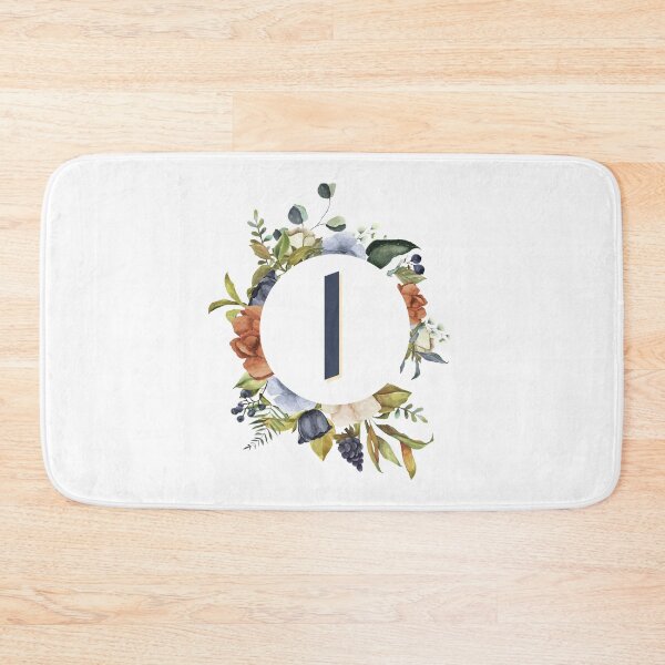 Item preview, Floral Initial Letter I designed and sold by TheFamilyVan.