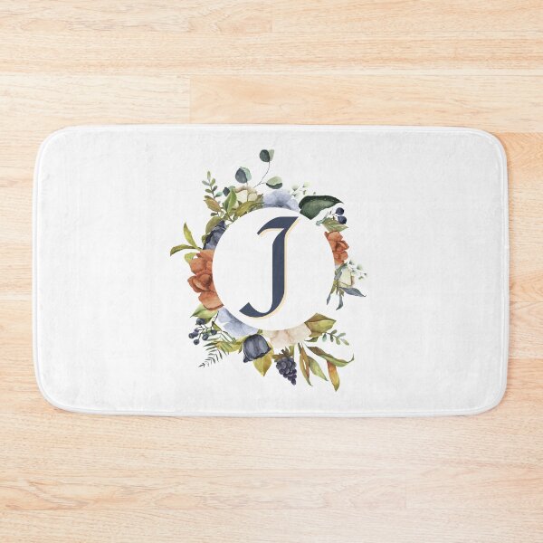 Item preview, Floral Initial Letter J designed and sold by TheFamilyVan.