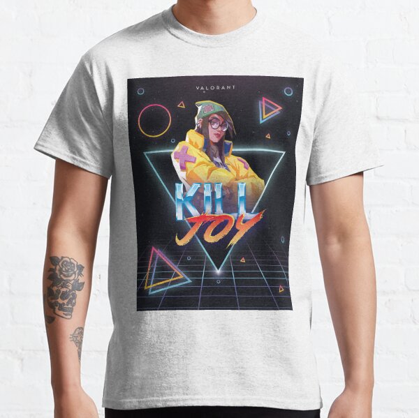 Valorant - Killjoy - Style de fête rétro des années 80 T-shirt classique