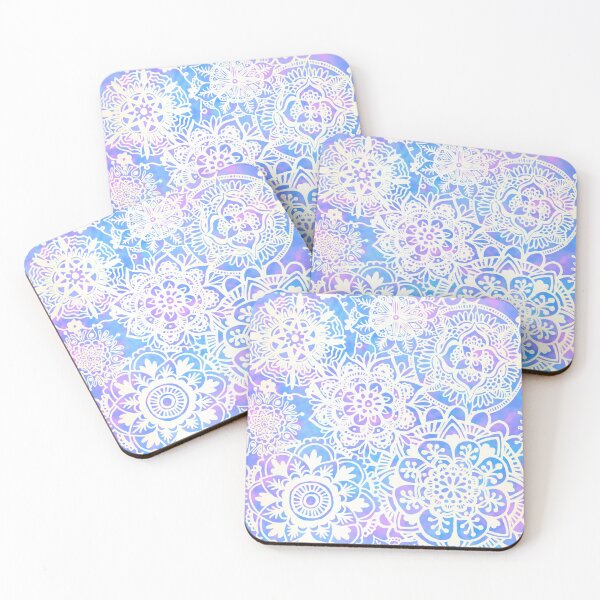 Item preview, Pastel Pink and Blue Mandala Pattern designed and sold by Julie Erin Designs.