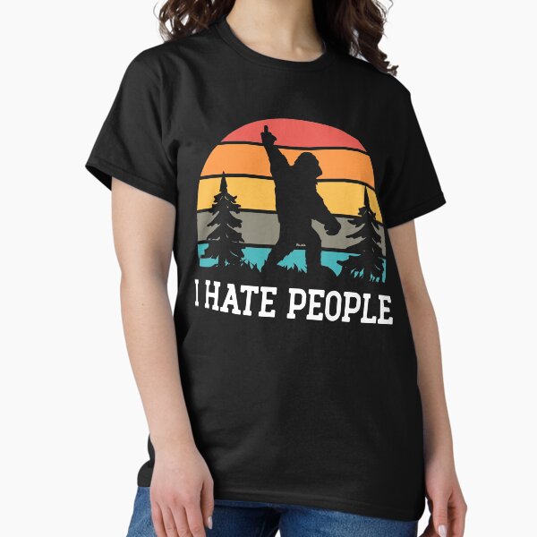 Item preview, I Hate People -  Sasquatch, Bigfoot Funny Sarcastic designed and sold by CG Studio.
