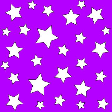 Artwork thumbnail, Purple and White Stars by Muzik50