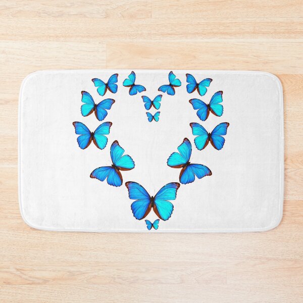 Item preview, Blue Butterflies Heart designed and sold by MAMMAJAMMA.