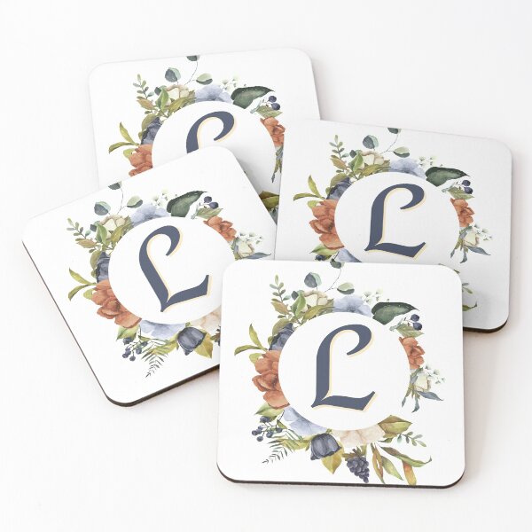 Item preview, Floral Initial Letter L designed and sold by TheFamilyVan.