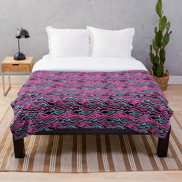 Aperçu de l'œuvre Motif de vague bleu rose créée et vendue par PatilDesigns.