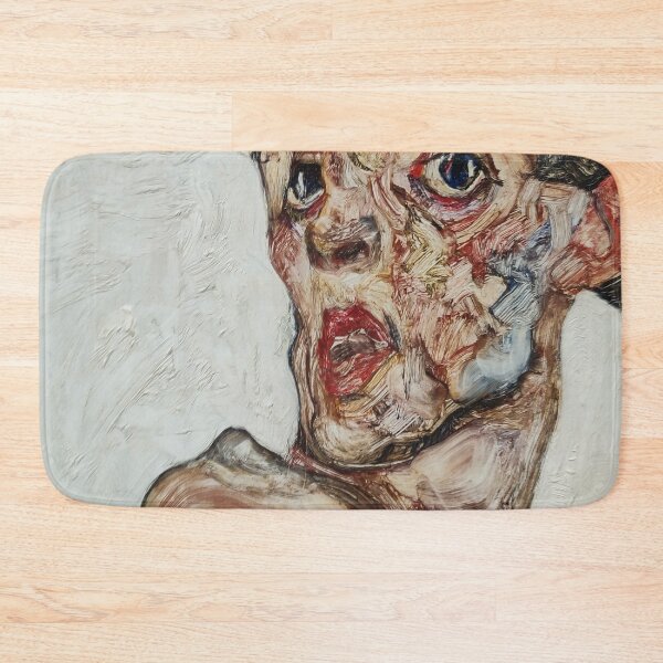 Item preview, Schiele - Self-Portrait With Raised Bare Shoulder designed and sold by Mythos57.
