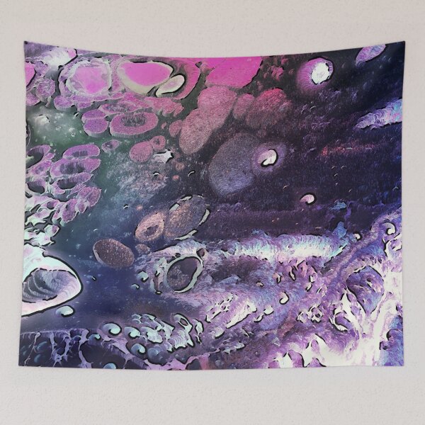 Item preview, Apocalyptic Abstract Fantasy Colourful Landscape  designed and sold by S Y N T H R E A L M.