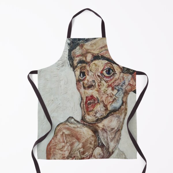 Item preview, Schiele - Self-Portrait With Raised Bare Shoulder designed and sold by Mythos57.
