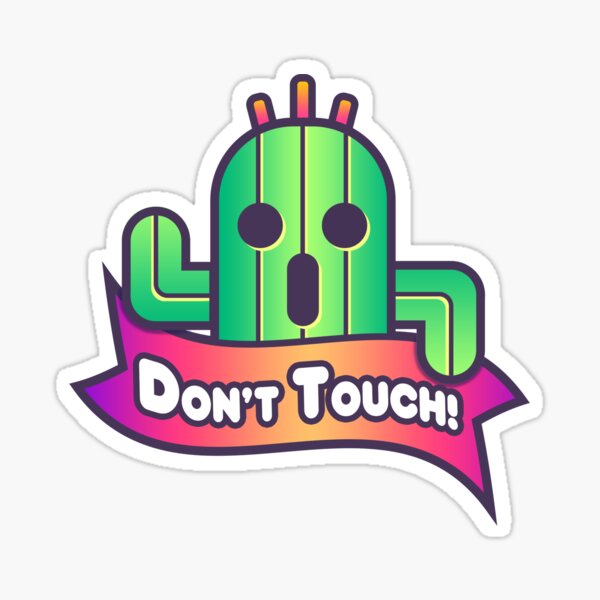 Item preview, Don't Touch! designed and sold by IttyBittyGamer.