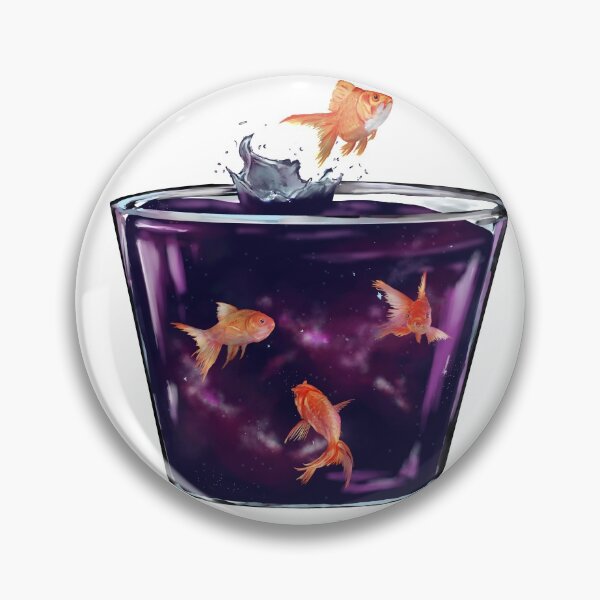 Item preview, Galaxy tea with additional goldfish designed and sold by Geraldine-N.