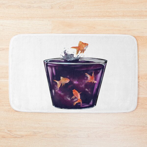 Item preview, Galaxy tea with additional goldfish designed and sold by Geraldine-N.