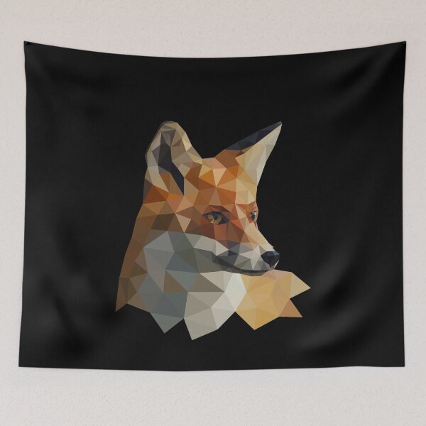 Item preview, Low Poly Geometric Fox Origami designed and sold by LushCatDesign.