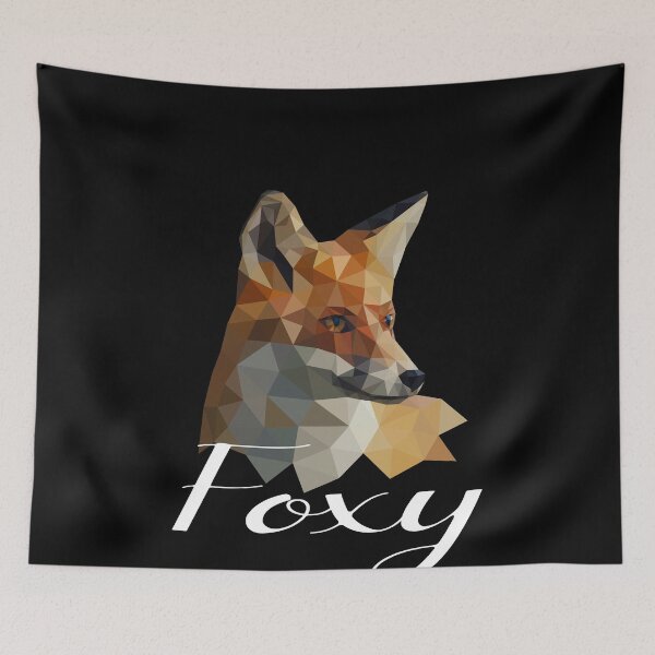 Item preview, Foxy Quote | Low Poly Geometric Fox Origami designed and sold by LushCatDesign.