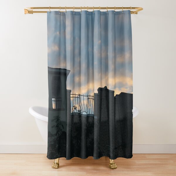 New York City, Brooklyn, Bay Ridge, Evening Shower Curtain