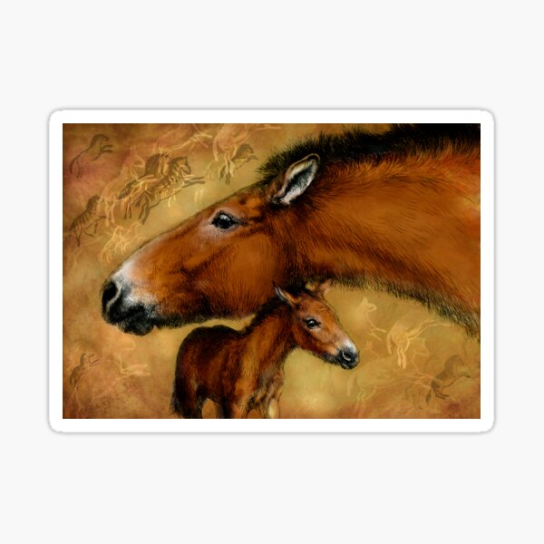 Aperçu de l'œuvre Chevaux de Przewalski créée et vendue par Telion-Gall.