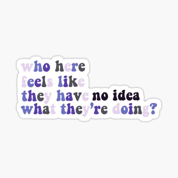 Vista previa del artículo con la obra «no tengo idea de lo que están haciendo cotización», diseñado y vendido por ohsnapitzrylee.