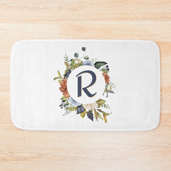 Item preview, Floral Initial Letter R designed and sold by TheFamilyVan.
