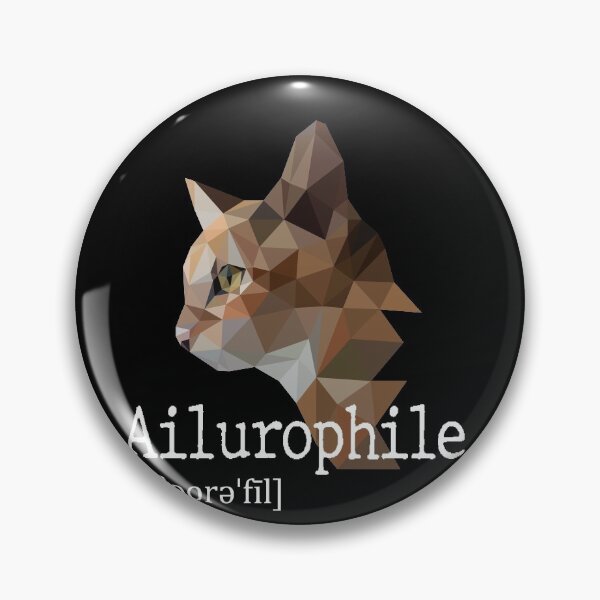 Item preview, Ailurophile Definition | Funny Cat Lover | Low Poly Geometric Cat Origami designed and sold by LushCatDesign.