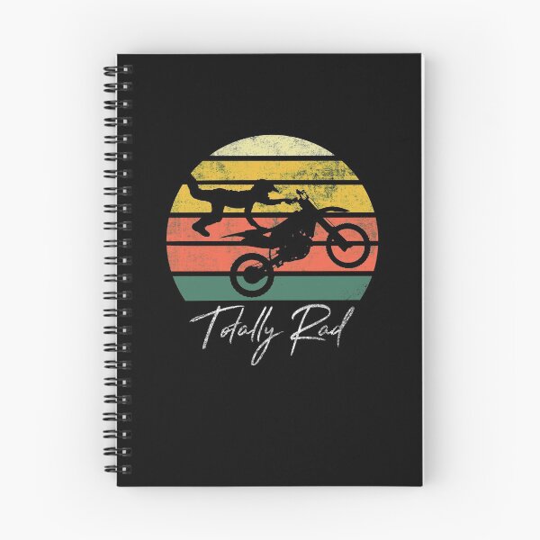 Item preview, Vintage Retro Motocross Totally Rad Dirt Bike MX designed and sold by SpookshowDesign.