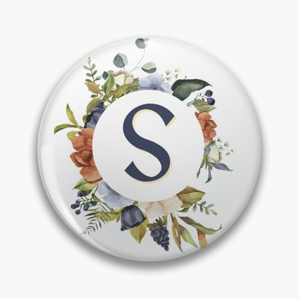 Item preview, Floral Initial Letter S designed and sold by TheFamilyVan.