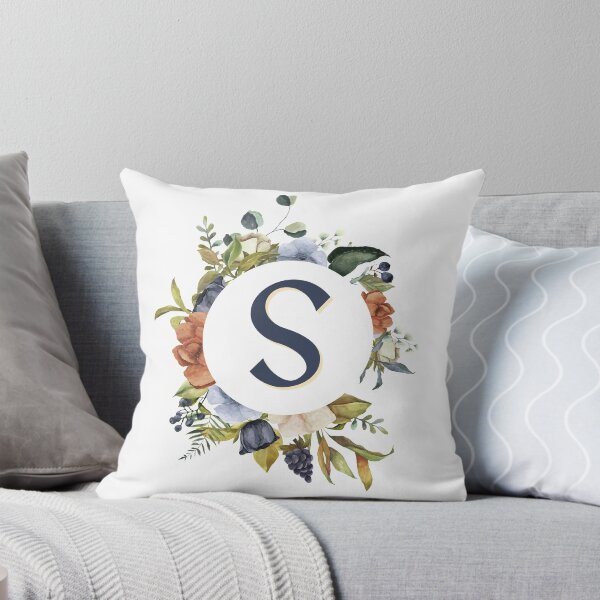Item preview, Floral Initial Letter S designed and sold by TheFamilyVan.