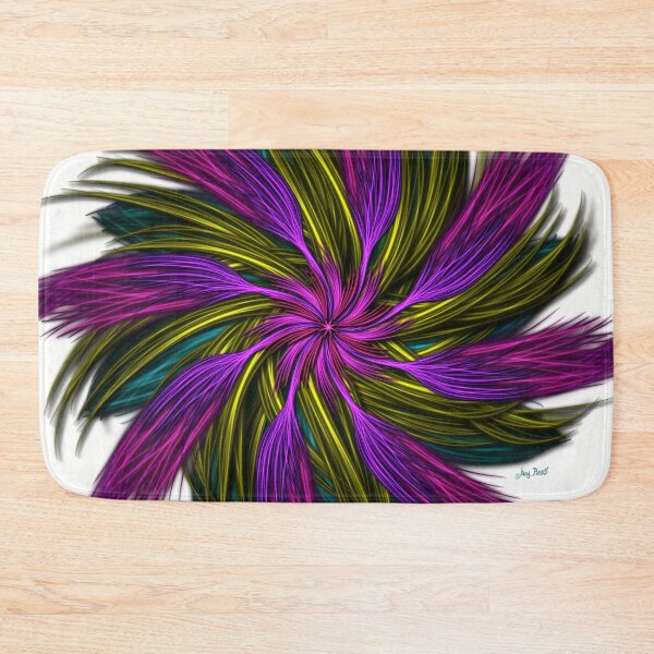 Item preview, Purple flowers in the round designed and sold by busyBeanz.