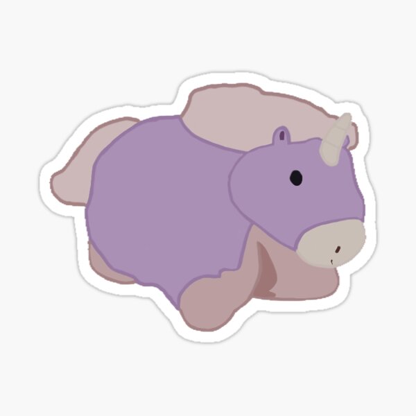 hippopotamus pillow pet