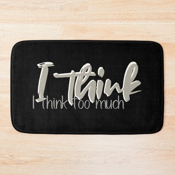 Item preview,  I Think I Think Too Much - Nude designed and sold by Flip & Flop.