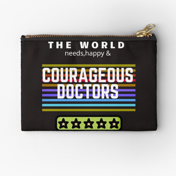 Doctors T shirt Zipper Pouch