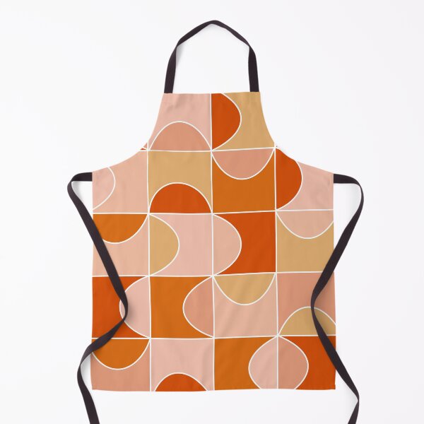 Item preview, Orange Mid-Century Modern Pattern designed and sold by WildeandCo.