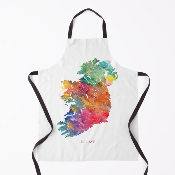 Item preview, Ireland Watercolor Map by Zouzounio Art designed and sold by zouzounioart.