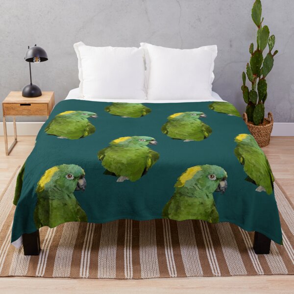 Yellow-Naped Amazon Throw Blanket