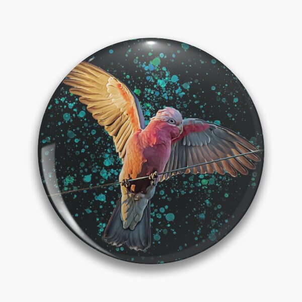 Item preview, Pink and Grey Cockatoo Colour Splash designed and sold by FigTreeMagick.