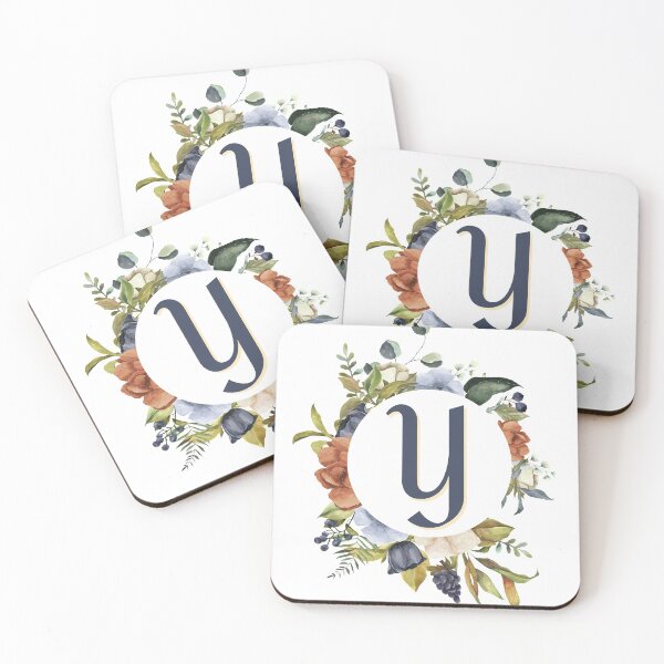 Item preview, Floral Initial Letter Y designed and sold by TheFamilyVan.