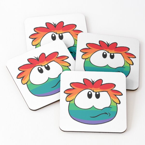 Item preview, Rainbow Puffle designed and sold by letayl3.