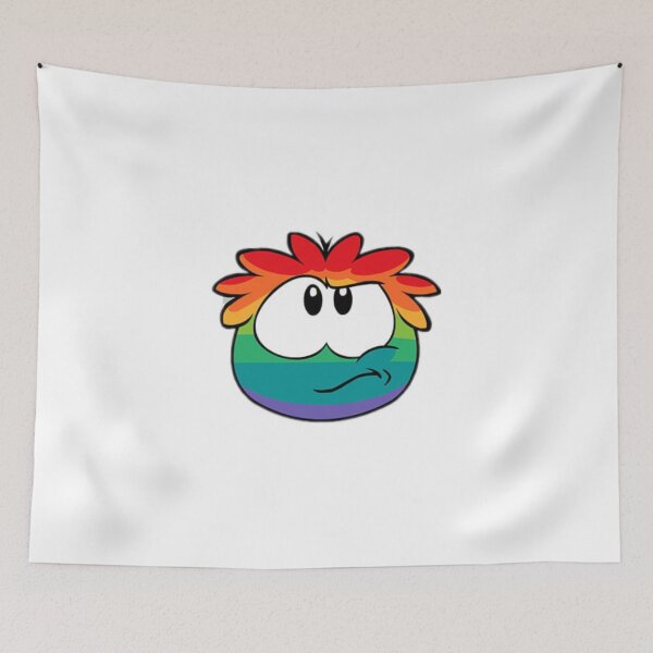 Item preview, Rainbow Puffle designed and sold by letayl3.