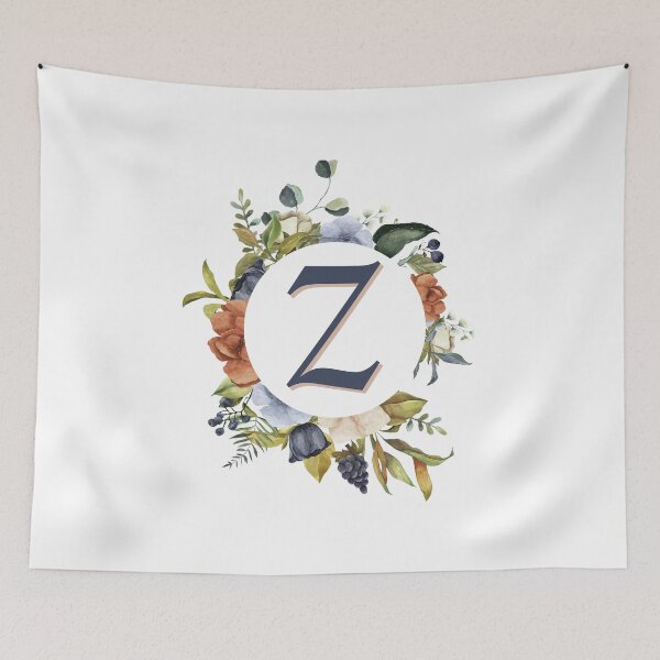 Item preview, Floral Initial Letter Z designed and sold by TheFamilyVan.