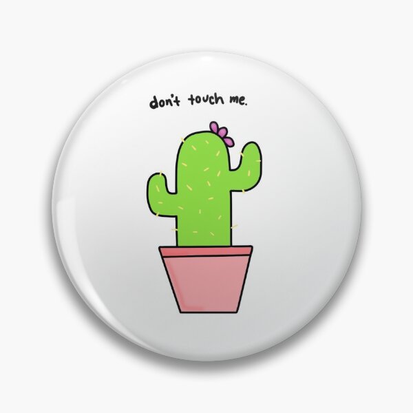 Item preview, Don’t Touch Me Cactus designed and sold by doodlesbynats.