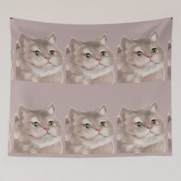 Item preview, Heavy Breathing Cat designed and sold by SourAnita.
