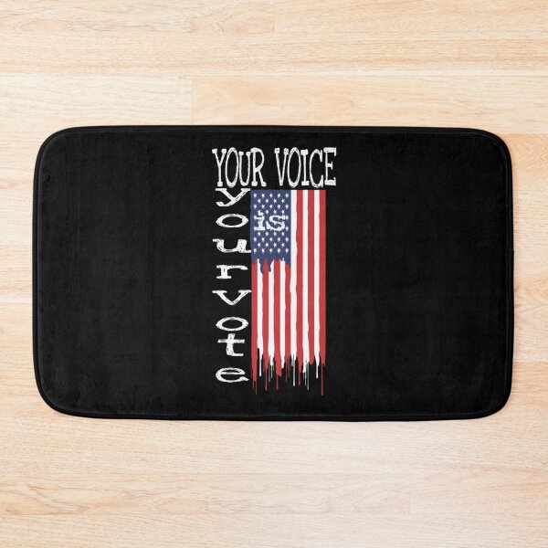 Item preview,  Your vote is your voice, usa flag t-shirt,  vote registration, register to vote designed and sold by Morinas.