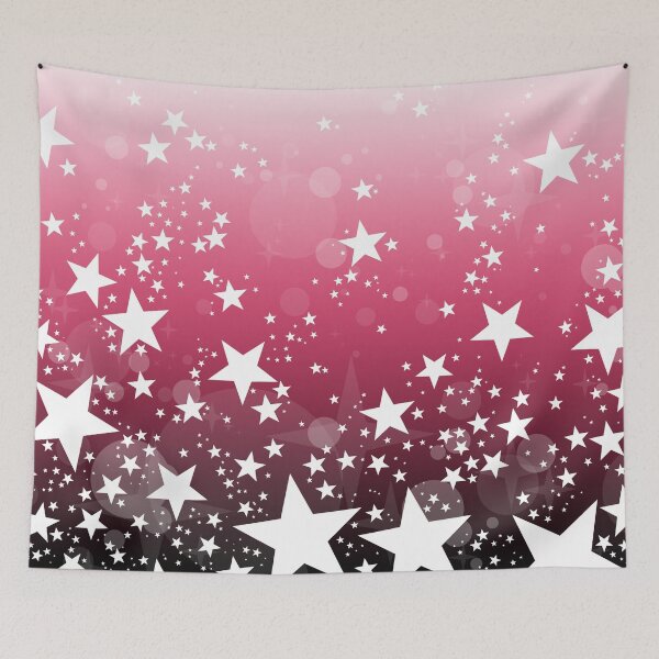 Item preview, White, Pink and Black Stars and Bubbles designed and sold by Bumblefuzzies.
