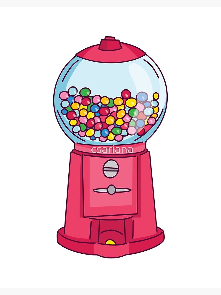 Gumball Machine Print