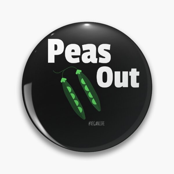 Item preview, Peas Out #Veganlife designed and sold by Hey-Nice-Shirt.
