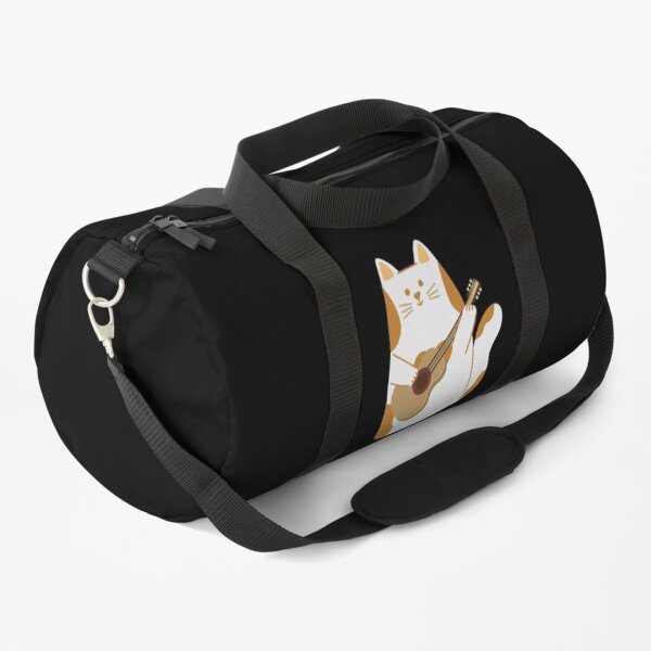 CAT PLAYING GUITAR Duffle Bag